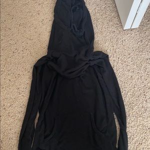 Light weight black hoddie